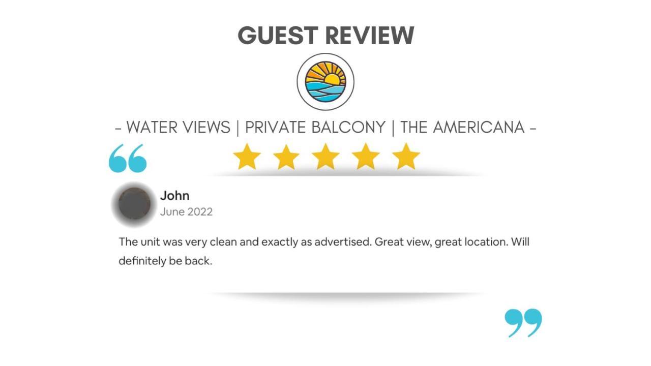 Water Views - Private Balcony - The Americana Hampton Exterior foto